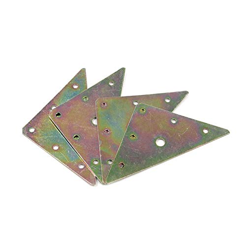 MY MIRONEY 10-Pack Triangle Mending Plates, 4.84" x 3.5" - style: Triangle