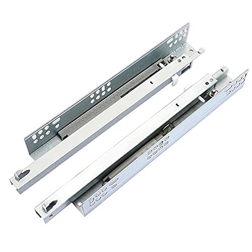 URBEST Drawer Slide,Under-Mount Concealed Self Soft Close Under，Concealed Cabinet Furniture Drawer Runners (10 Inch) - size: 10 Inch