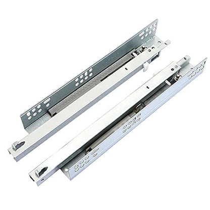 URBEST Drawer Slide,Under-Mount Concealed Self Soft Close Under，Concealed Cabinet Furniture Drawer Runners (10 Inch) - size: 10 Inch