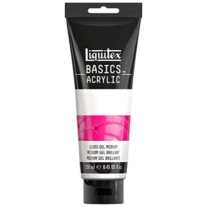Liquitex BASICS Gloss Gel Medium, 250ml (8.4oz) Tube - style: Gloss Gel