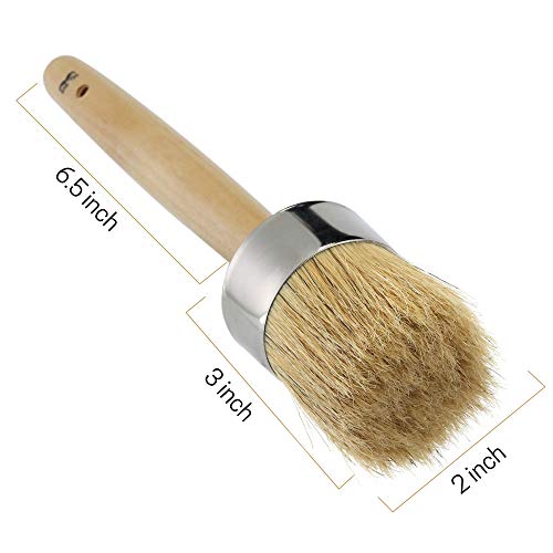 Mr. Pen Chalk & Wax Paint Brush, 2 Inch Round - size: 2 inch
