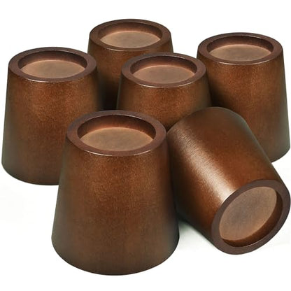 Wooden Bed Risers 3 Inch Round Furniture Risers Set of 6, Heavy Duty Wood Bed Lifts Risers for Bed Frame, Table, Sofa, Couch, Desk, Dresser - size: 3 inch Round