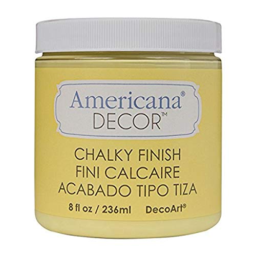 Deco Art ADC-11 Americana Chalky Finish Paint, 8-Ounce, Delicate,White - size: 8 Fl Oz (Pack of 1)
