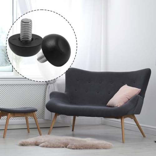 Litoexpe 8 Pcs M8 Adjustable Furniture Leg Levelers