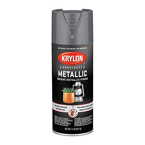 Krylon K01403 Special Purpose Metallic Paint, Dull Metallic, 11 ounce - color: Dull Aluminum