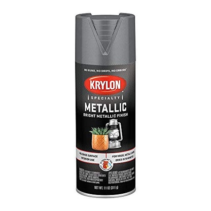 Krylon K01403 Special Purpose Metallic Paint, Dull Metallic, 11 ounce - color: Dull Aluminum