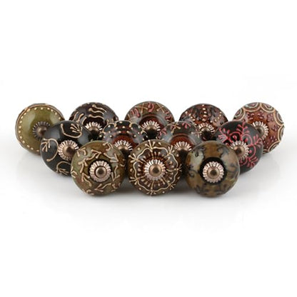 Drawer Knobs - Pack of 12 - color: Multicolor