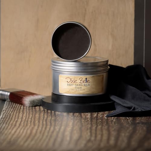 Dixie Belle Paint Company - Best Dang Furniture Wax - Black (10oz) - color: Black, size: 10 Ounce (Pack of 1)