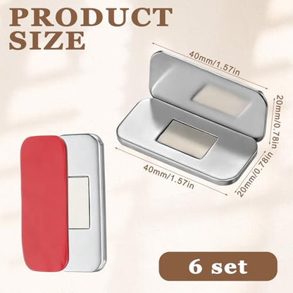 6 Pack Cabinet Magnetic Catch, Ultra Thin Door Catch