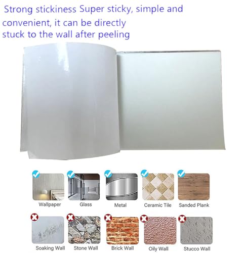 64pcs Peel and Stick Aluminum Mosaic Wall Stickers,Copper Gold - color: Copper Gold