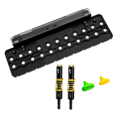 WALFRONT Shelf Pin Jig 11 Hole All Metal Cabinet Hardware Jig Tool with 1/4 Inch and 5mm Drill Bit for DIY Woodworking Home Improvement Shelving Drilling Guide Template