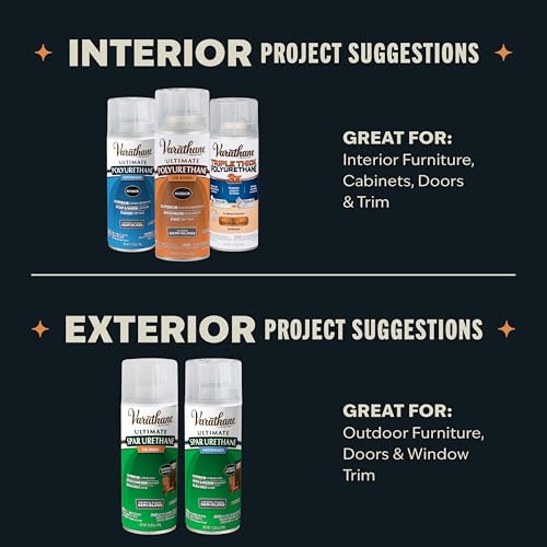 Varathane Satin Interior Polyurethane Spray - size: Spray (Pack of 1), style: Satin