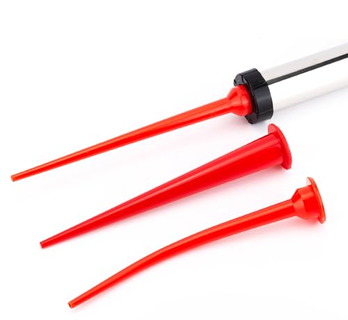 3 PCS Caulking Nozzles for Sausage Caulking Gun,Total length 11.8 inches