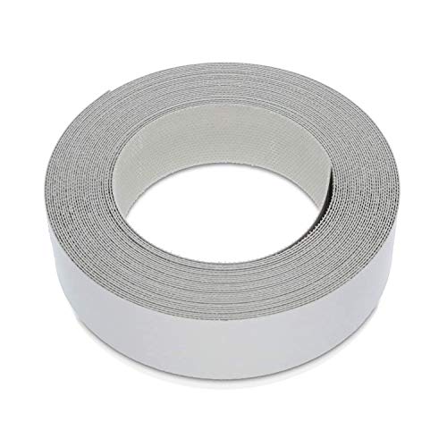 Edge Supply Dark Grey Melamine 13/16 inch X 25 ft roll Edge Banding – Pre-glued Flexible Edging – Easy Application Iron-On Edging for Cabinet Repairs, Furniture Restoration - size: 13/16 inch X 25 ft