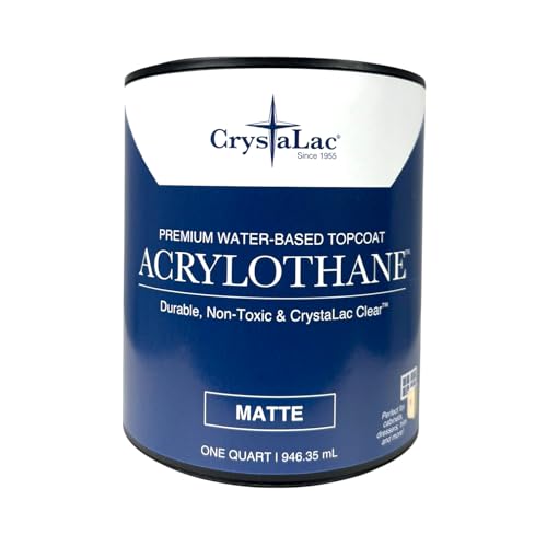 CrystaLac, Acrylothane (Clear Matte, Quart) - color: Clear Matte, size: 32 Fl Oz (Pack of 1)