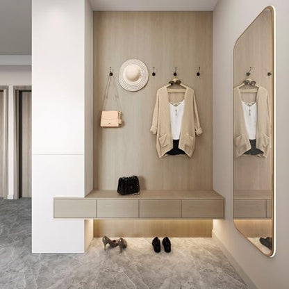 48"x118" Extra Wide Light Brown Wooden Wallpaper Peel and Stick Wood Vinyl - color: Brown, size: 48" x 118"