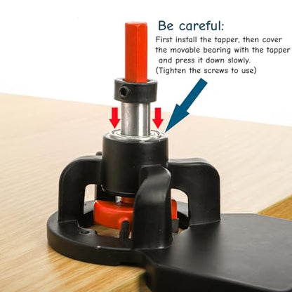 35 mm Concealed Hinge Jig with Quick Clamp, Adjustable Edge Distance