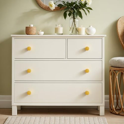 Ravinte Cabinet Knobs, 10 Pack Earthy Yellow Dresser Drawer Pulls - color: Earthy Yellow