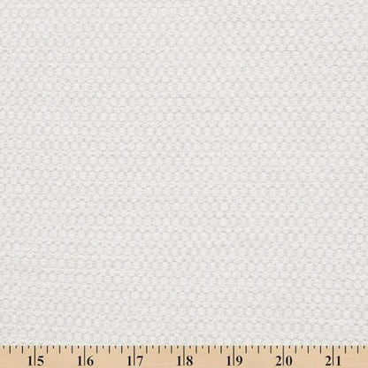 Textured Chenille Jacquard Upholstery Heavy Duty Polyester 58" Fabric by The Yard (White, 10 Yards) - color: White, size: 10 Yards