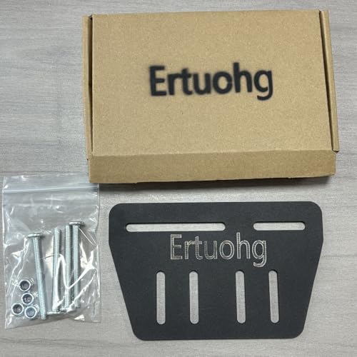 Ertuohg 2Pcs Bed Frame Adapter for Headboard Extra, Bed Frame Adapter/Connector Plate, Bed Modification Plate, Headboard Attachment Kit for Queen, King and Full Size Beds