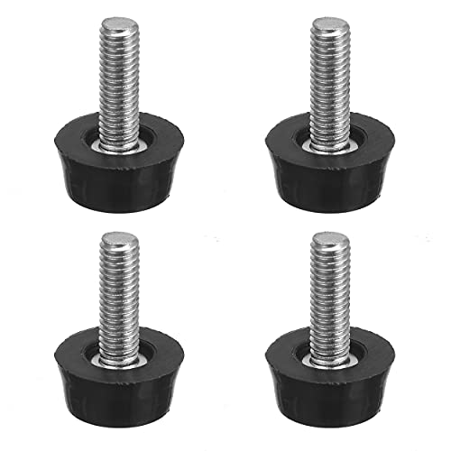 M6 Thread Adjustable Furniture Levelers Screw in Threaded 20 Pcs - size: M6 Thread