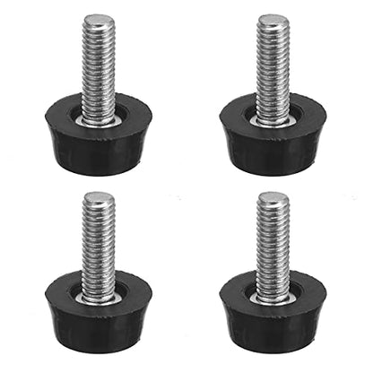 M6 Thread Adjustable Furniture Levelers Screw in Threaded 20 Pcs - size: M6 Thread