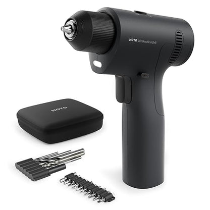 HOTO 16V Drill Set, Taladro InaláMbrico, Brushless Power Drilll