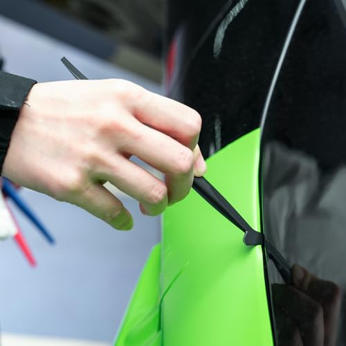 FOSHIO Knife Tape Window Tint Kit, 5M Finish Line and 2PCS Felt Squeegee with Felt Replacements, Vinyl Cutter Knife Utility Knife and 10PCS Blades, 2PCS Micro Squeegee Corner Squeegee Vinyl Wrap Tools