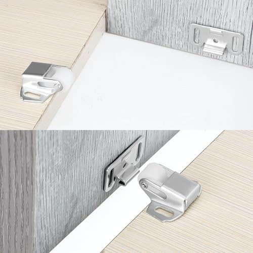 LEIFIDE 20 Pack Mailbox Replacement Roller Catch Latch with Screws Hardware Roller Wheel Spring Door Catch Latch for Cabinet Doors Rv Camper Kitchen Closet Doors