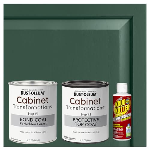 Rust-Oleum Cabinet Transformations Complete Coating Kit, Forbidden Forest - color: Satin Forbidden Forest