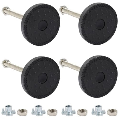 Waziaqoc Adjustable Leveling Feet, M8 Thread, 5 Inch Overall Height