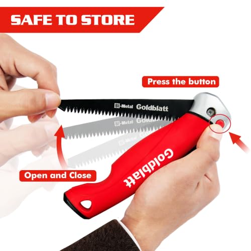 Goldblatt Folding Drywall Saw, 5-Inch Jab Saw for Wallboard, Plywood & PVC - size: Foldable 5" Blade