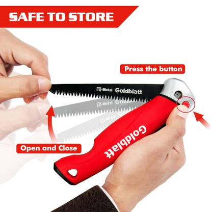 Goldblatt Folding Drywall Saw, 5-Inch Jab Saw for Wallboard, Plywood & PVC - size: Foldable 5" Blade