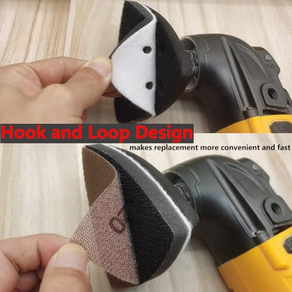 FOWOK 89Pcs Oscillating Tool Sanding Pads Kit for Finishing Detail Sanding - style: 89Pcs