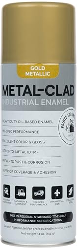 1 Can Aerosol Spray Paint (Gloss Gold Metallic) 3-S-7344 - color: Gloss Gold Metallic, size: 11 Fl Oz (Pack of 1)