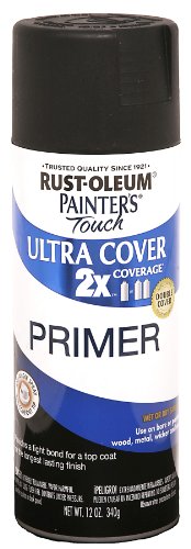 12 oz. Primer Painter's Touch 2X Ultra Cover Spray Paint [Set of 6] Color: Black