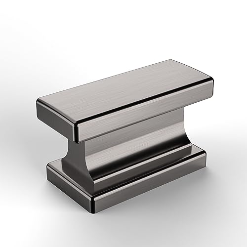 Asidrama 10 Pack Brushed Black Nickel Kitchen Cabinet Knobs for Dresser Drawers - Zinc Hardware - color: Brushed Black Nickel, style: 10 Pack