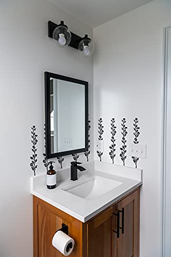 Border Stencils for Painting - Victorian, Ornate, Floral Theme Reusable Stencil for Wall, Wood, Furniture - Template Set with Board for Journaling, Canvas, Crafts, Signs - 6x6 Inch