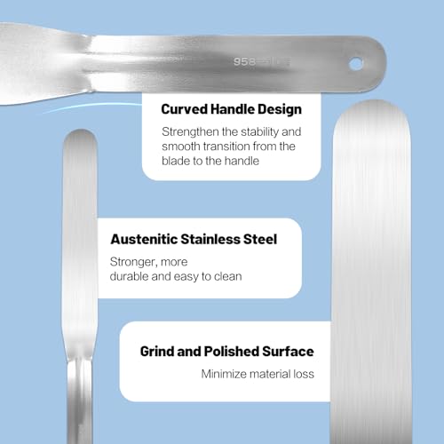 7-Piece Caulking Spatula Set - Professional Stainless Steel Caulk Finishing Tools, Streamline Spatulas for Bathroom Sink, Bathtub, Tile Sealant Application