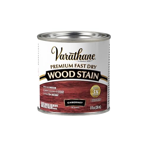 Varathane Premium Fast Dry Cabernet Wood Stain - color: Cabernet, size: 0.25 Quart (Pack of 1)