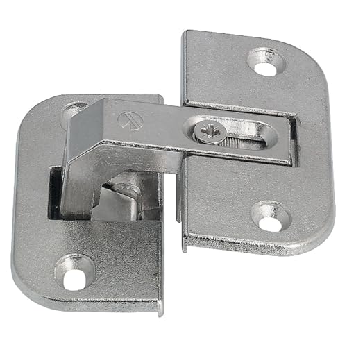 Hafele America 343.90.710 Pie-Cut Corner Cabinet Hinge, 78 Degree Opening Angle