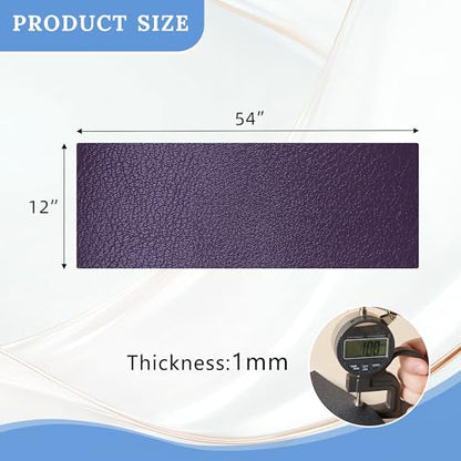 Faux Leather Sheets,Marine Vinyl Fabric,Faux Leather for Crafts. - color: Purple, size: 1/3 Yard