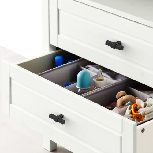 Asidrama 10 Pack Matte Black Kitchen Cabinet Knobs - color: Matte Black, size: Single Hole Knob