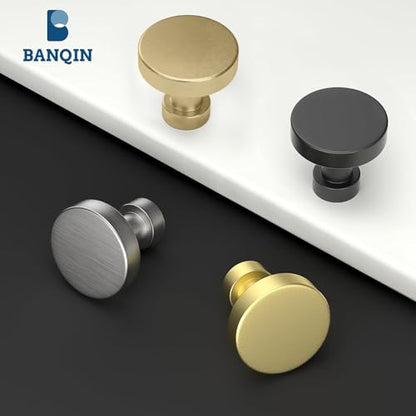 10 Pack Cabinet Knobs Champagne Bronze Drawer Knobs Solid Dresser Knobs for Dresser Drawers - color: Champagne Bronze, size: 10 Pack