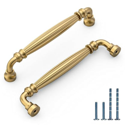 10 Pack 5 Inch Champagne Bronze Cabinet Pulls, Kitchen Hardware - color: Champagne Bronze, size: 5" Hole Center