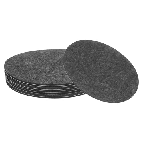 uxcell 8Pcs Non Slip Furniture Pads 7" Self Adhesive(Gray 0.12" Thk) - color: Grey, size: 7" x 0.12"