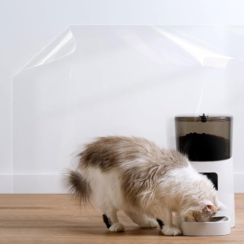 Clear Wall Protector Self Adhesive Kitchen Backsplash Protector - size: 17.7"W x 393"L