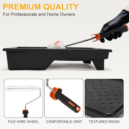 Paint Roller kit, Paint Roller Extension Pole 5ft
