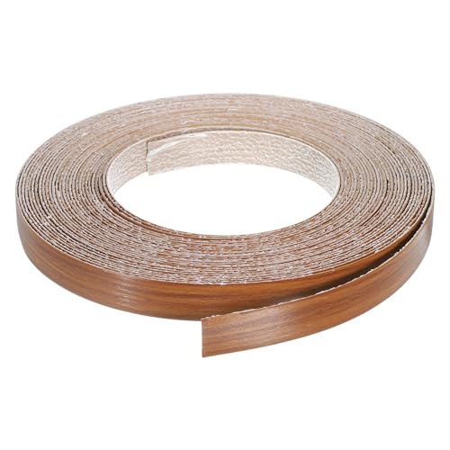 uxcell Edge Banding, 3/4 Inch x 49.21ft Pre-Glued Wood Veneer Edging Iron-on Flexible Edge Banding for Cabinet Repair Furniture Restoration, Birch - color: Birch, size: 3/4 Inch x 49.21ft