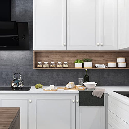 Brushed Nickel Cabinet Knobs 1.1 in Hexagon 15 Pack Solid Kitchen Hardware - color: Brushed Nickel